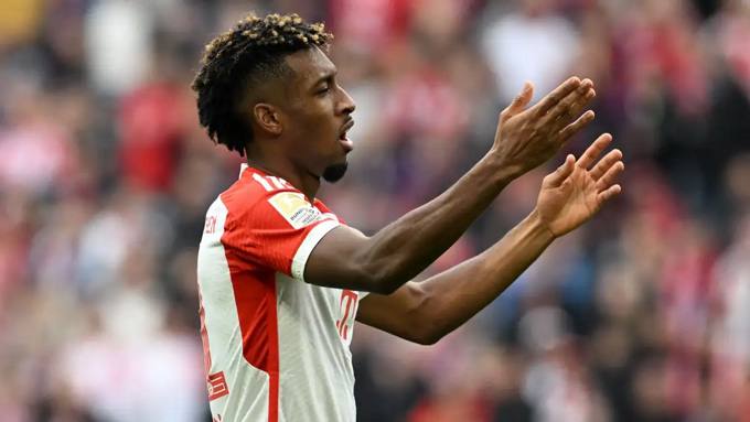 Coman đã no nê danh hiệu với Bayern